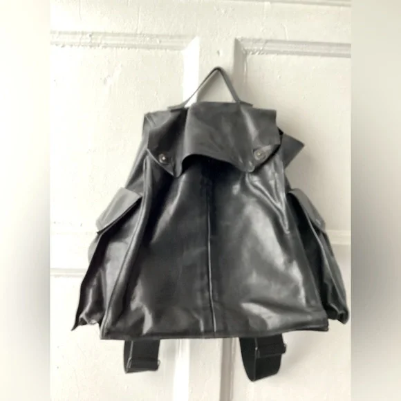 Miu Miu | Bags | Mix Miu Modern Black Leather Backpack With  display picture 1